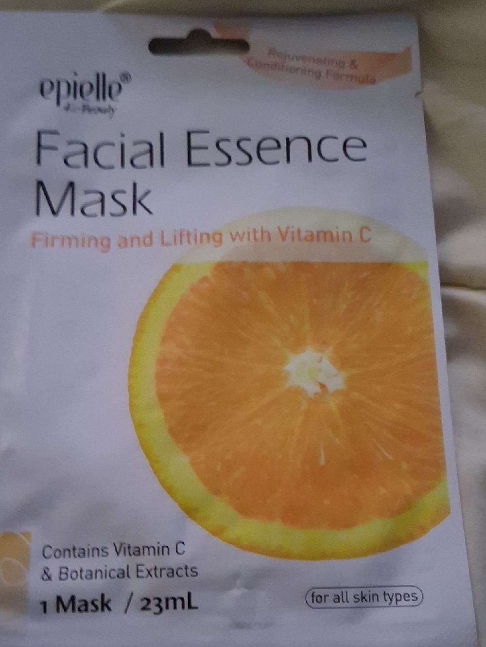 Facial Essence Mask - Vitamin C Firming & Lifting (Orange)